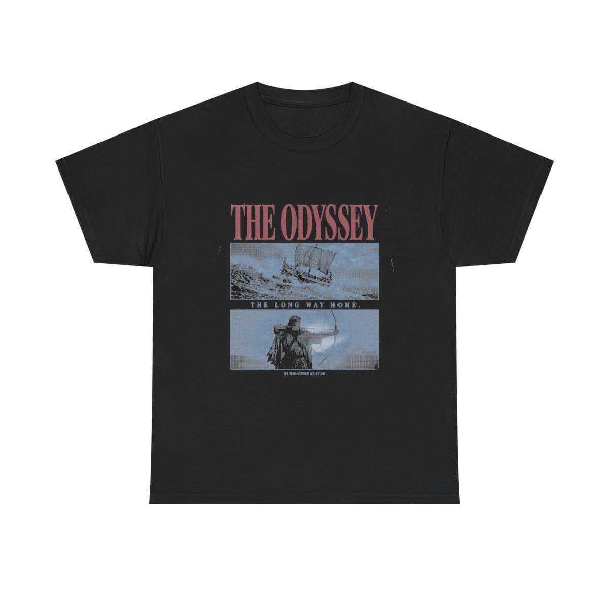 The Odyssey Tee, Vintage Bootleg Movie Style Shirt, Greek Epic Film Stills Graphic T-Shirt, Retro Mythology Movie Tee