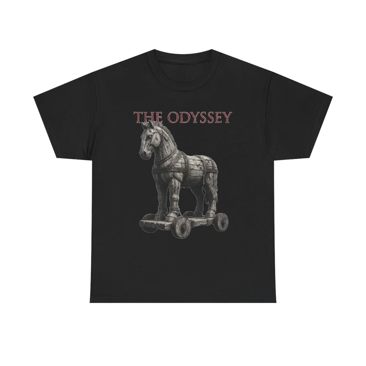 The Odyssey Trojan Horse Tee, Greek Mythology Vintage Movie Poster Shirt, Dark Cinematic Streetwear Tee