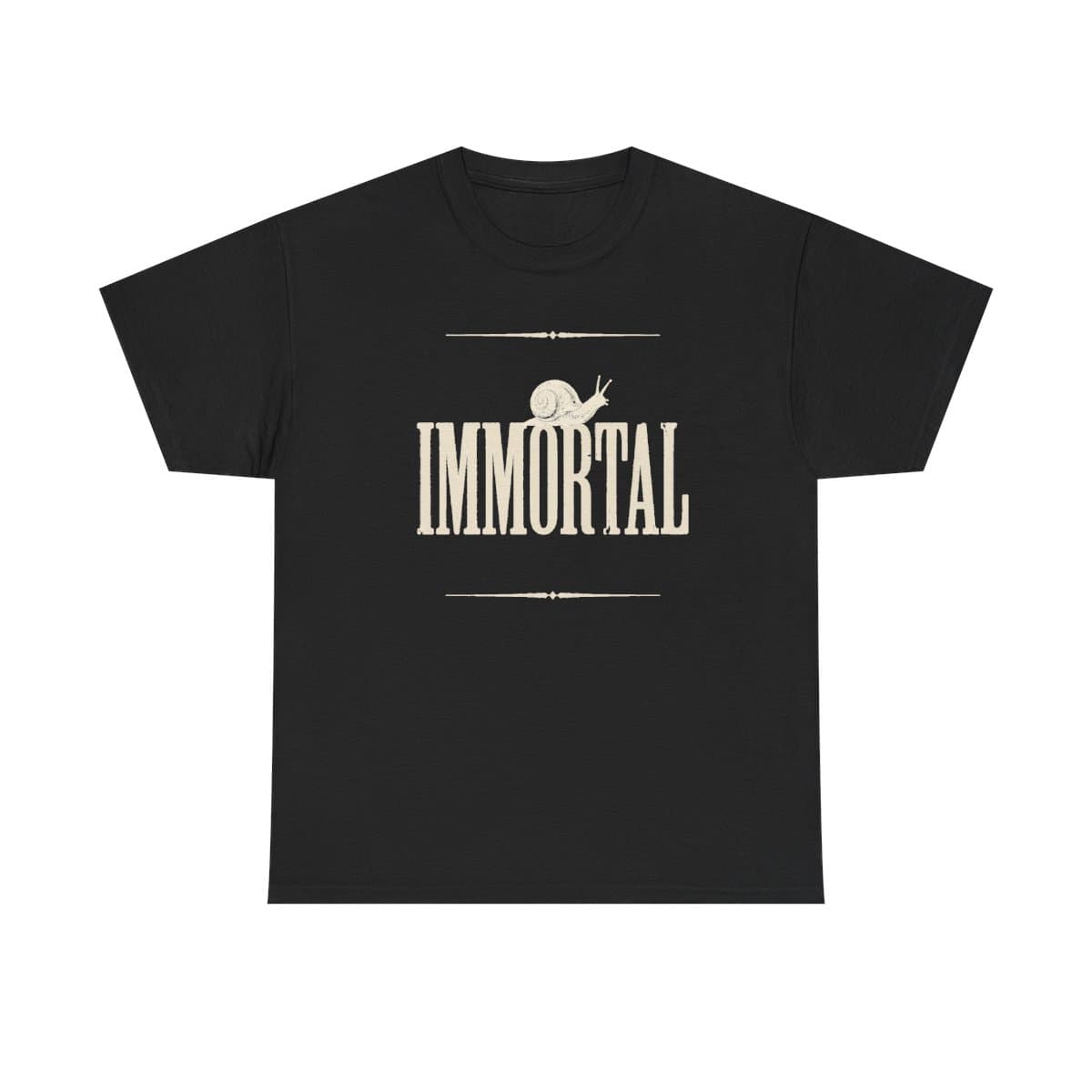Immortal Snail Tee, Funny Meme Graphic Shirt, Vintage Engraved Snail T-Shirt