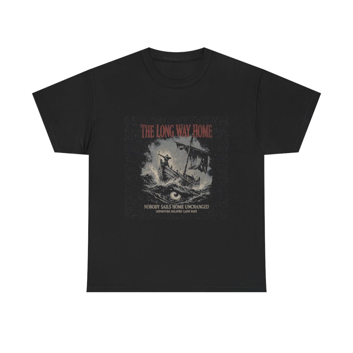 The Long Way Home Tee, Greek Mythology Epic Voyage Shirt, Vintage Bootleg Movie Poster Graphic T-Shirt